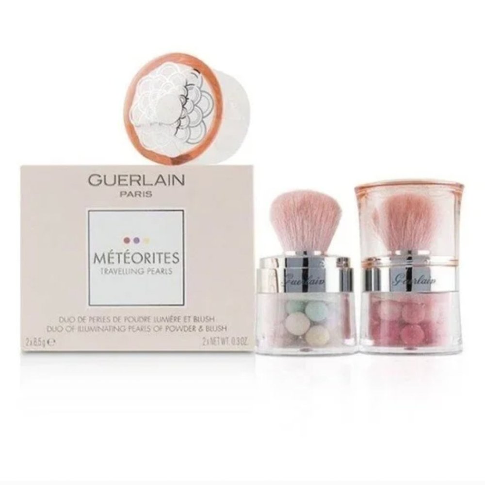 Guerlain Meteorites Traveling Illuminating Pearls Blush and Powder Duo